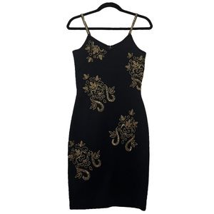 Vintage Y2K The Limited beaded bodycon dress